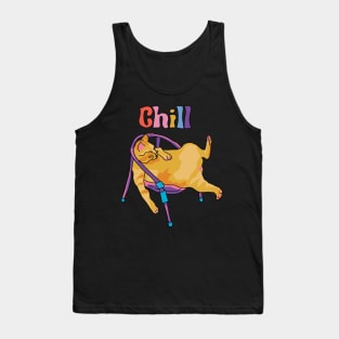 Chilling Cat Tank Top